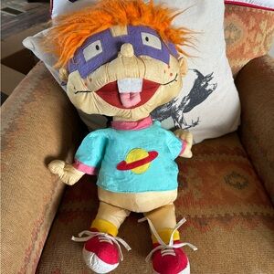 Rugrats Chuckie Finster Large Plush from 1998 Nickelodeon Play-By-Play